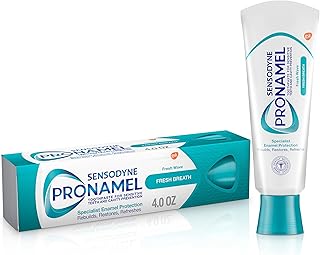 Sensodyne Pronamel Fresh Breath Enamel Toothpaste for Sensitive Teeth and Cavity Protection, Sensitivity Protection and Cavity Protection, Fresh Wave - 4 Ounces