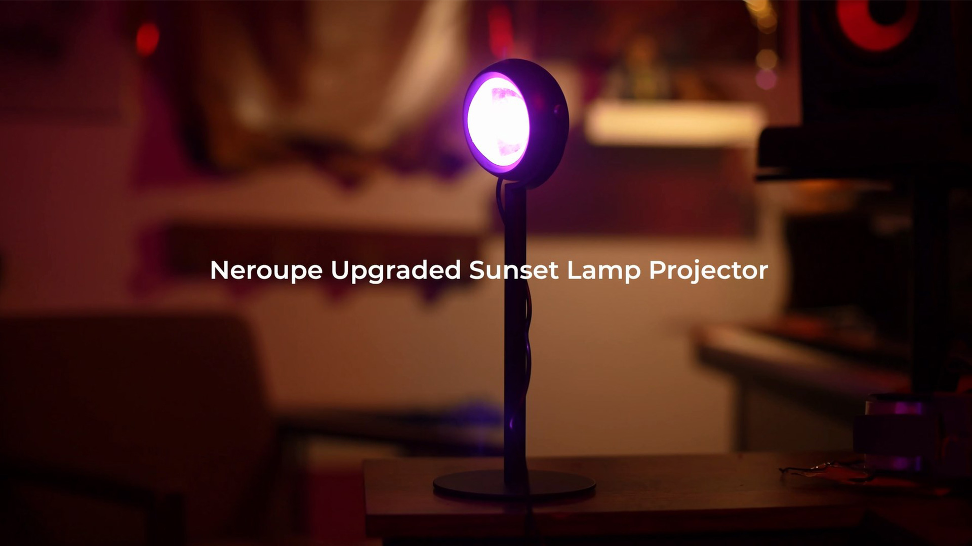 Image of Neroupe Upgraded Sunset Lamp Projector with APP Control, Endless Color Changing Led Lamp Night Light, Mood Lighting Sunlight Sunset Lamps for Bedroom Decor /Room Decor /Living Room /Christmas Gifts /Party