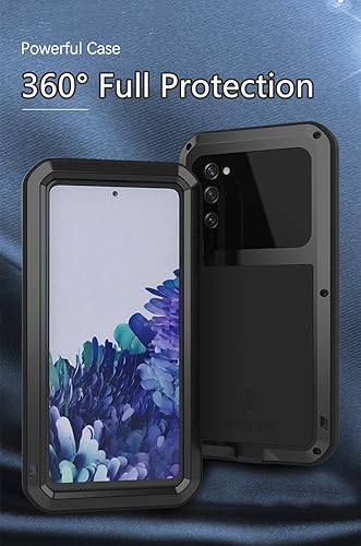 Miniatura 2 de LOVE MEI Funda para Galaxy S20 FE 5G, deportes al aire libre, impermeable, militar, resistente, a prueba de golpes, polvo y suciedad, aluminio