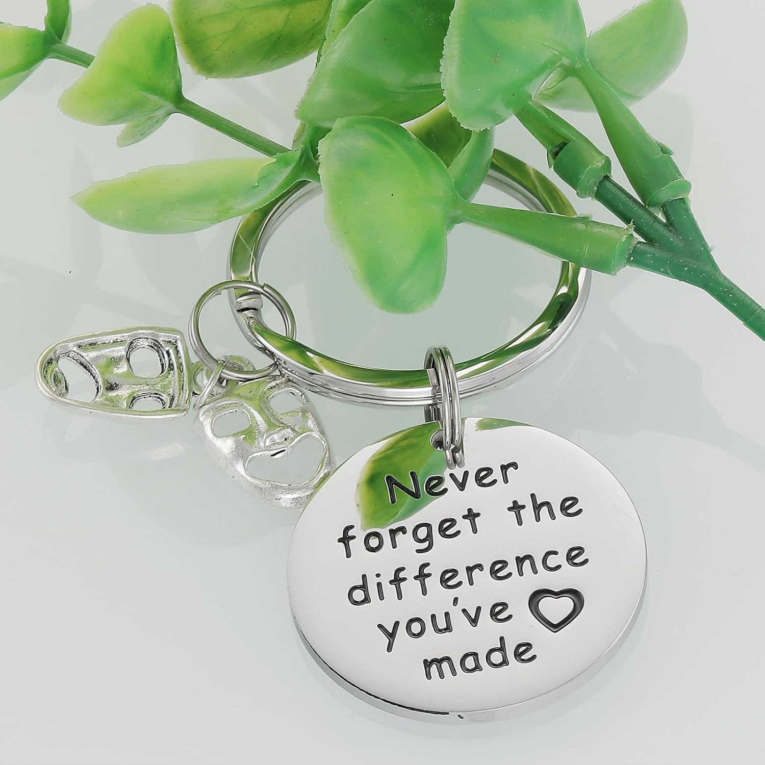 HUTIMY Drama Teacher Keychain Gifts Theater Director Actor Key chain Future Comedy Tragedy Keychain - Image 7