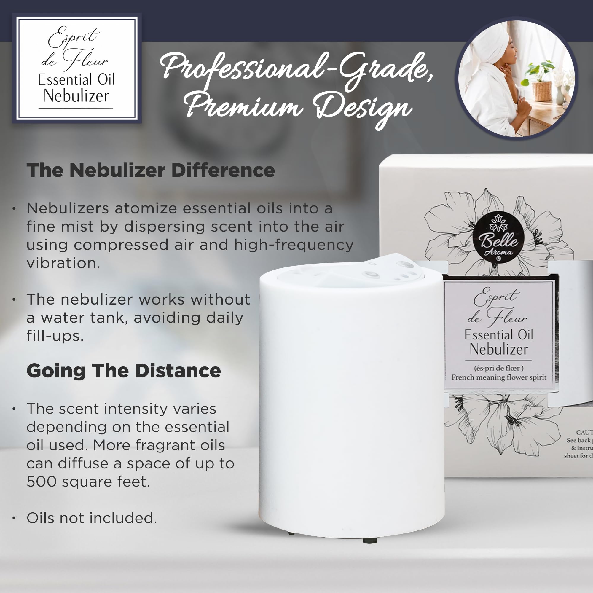 Snapklik.com : Belle Aroma Esprit De Fleur Essential Oil Diffuser ...
