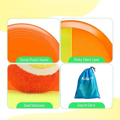 Miniatura 5 de Juego de pelota para lanzar y atrapar, ideal para playa, piscina y patio al aire libre, juguete para niños pequeños y niños de 4, 5, 6, 7, 8+,