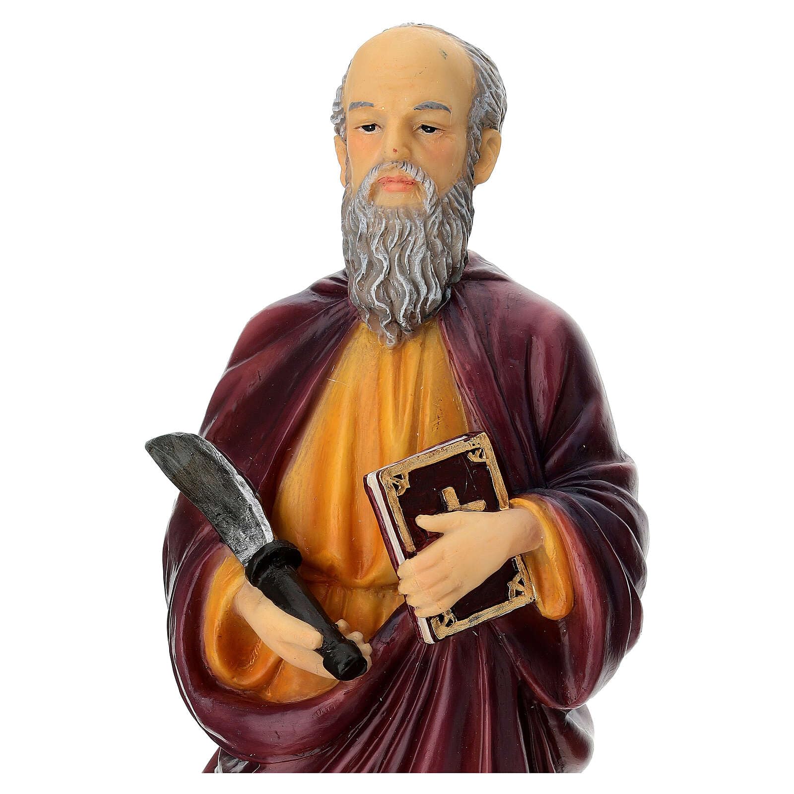 Holyart Imágenes de Resina y PVC: Estatua San Bartolomé 30 cm Resina Pintada