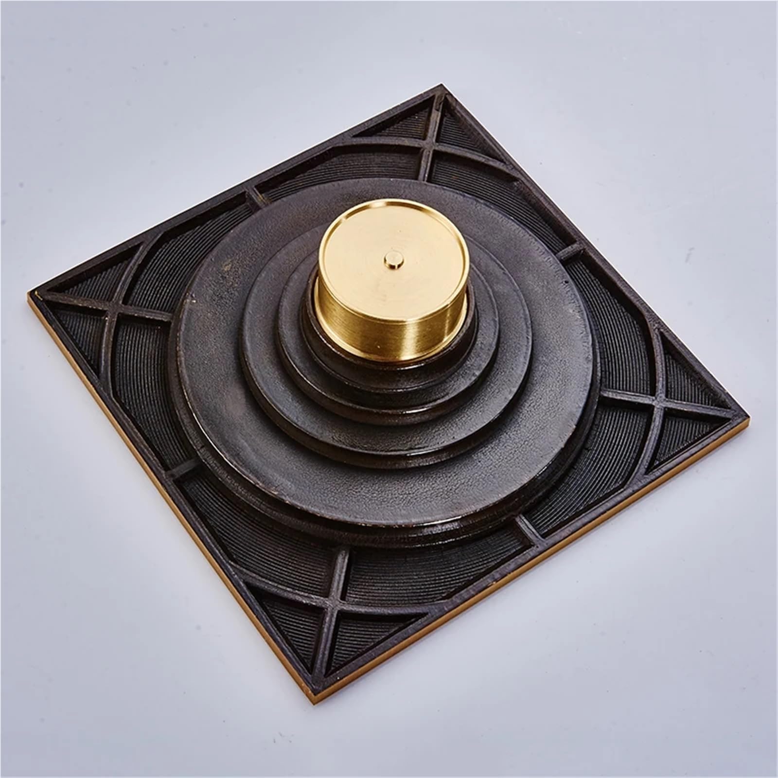 Drenaje De Suelo Ducha Desagüe de Suelo baño Material construcción Agua Cuadrado Accesorios para Lavabo(Style 1)