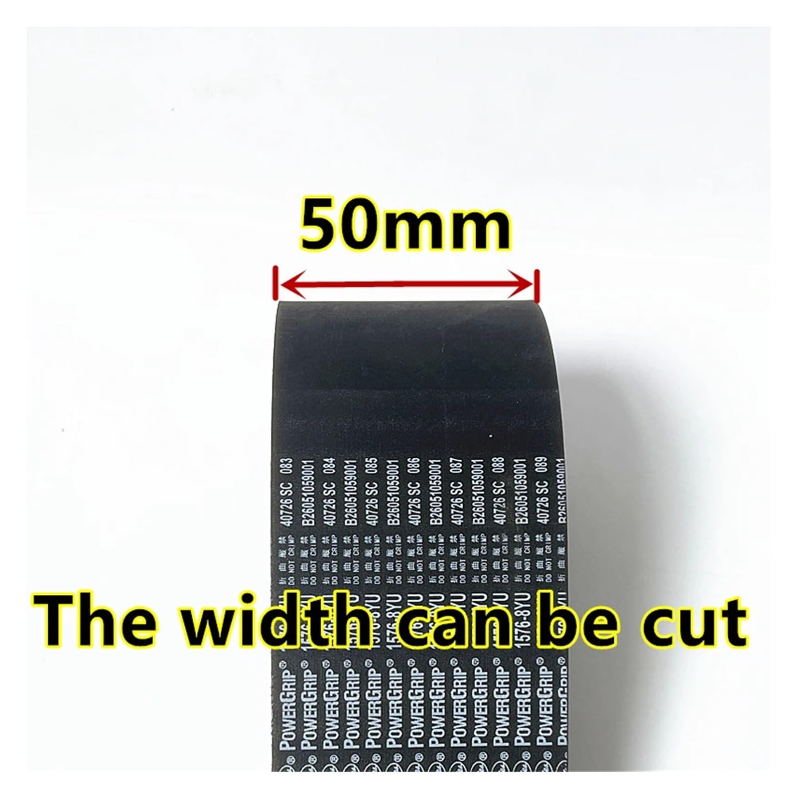 1 szt. 8YU ząb łukowy szerokość paska rozrządu 50mm 904-8YU ~ 1376-8YU | Do maszyn do obróbki drewna Obrabiarki CNC Roboty Napęd wrzeciona(920-8YU)