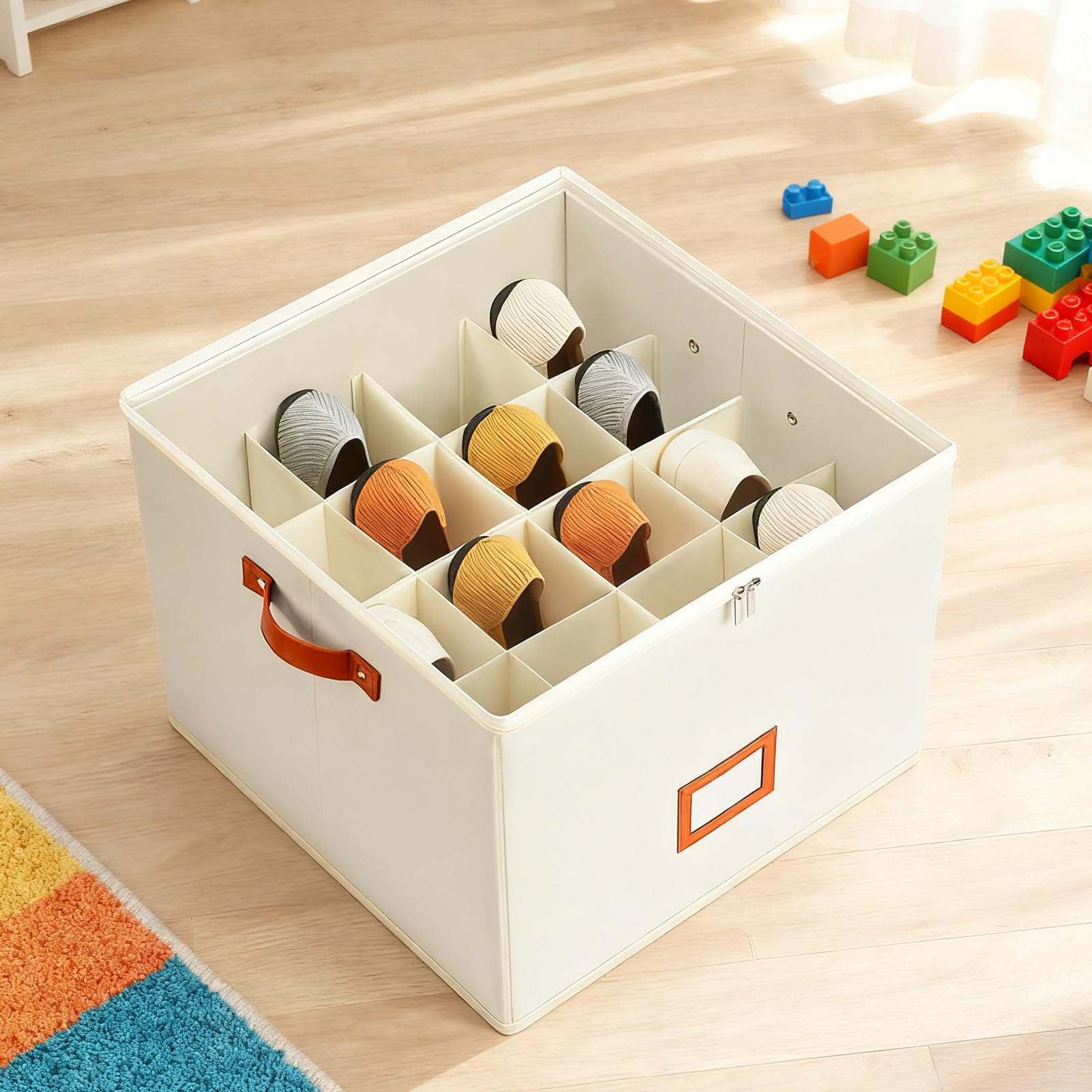 Organizador de zapatos genérico | de almacenamiento para juguetes portátiles apilable con separador, organizador de zapatos para armario - para dormitorio apartamento entrada pasillo