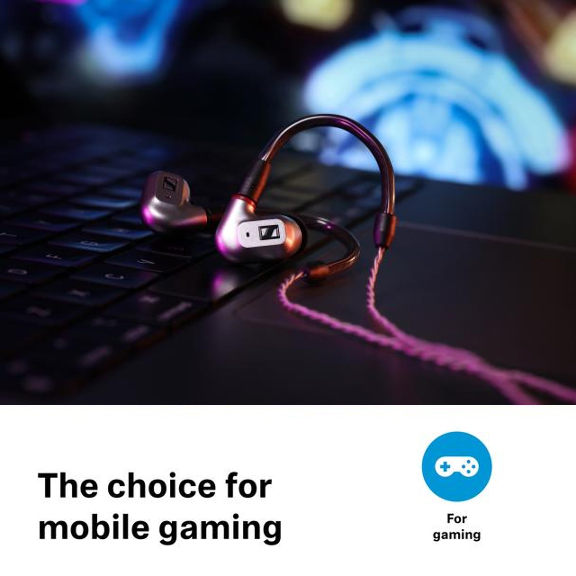 Sennheiser IE 200 kabelgebundene Audiophile Stereo Kopfhörer - In-Ear Earbuds mit Kabel - mit klarem, überlegenem Hi-Fi Sound, lebensechter Intonation und beeindruckendem Bass - Silber