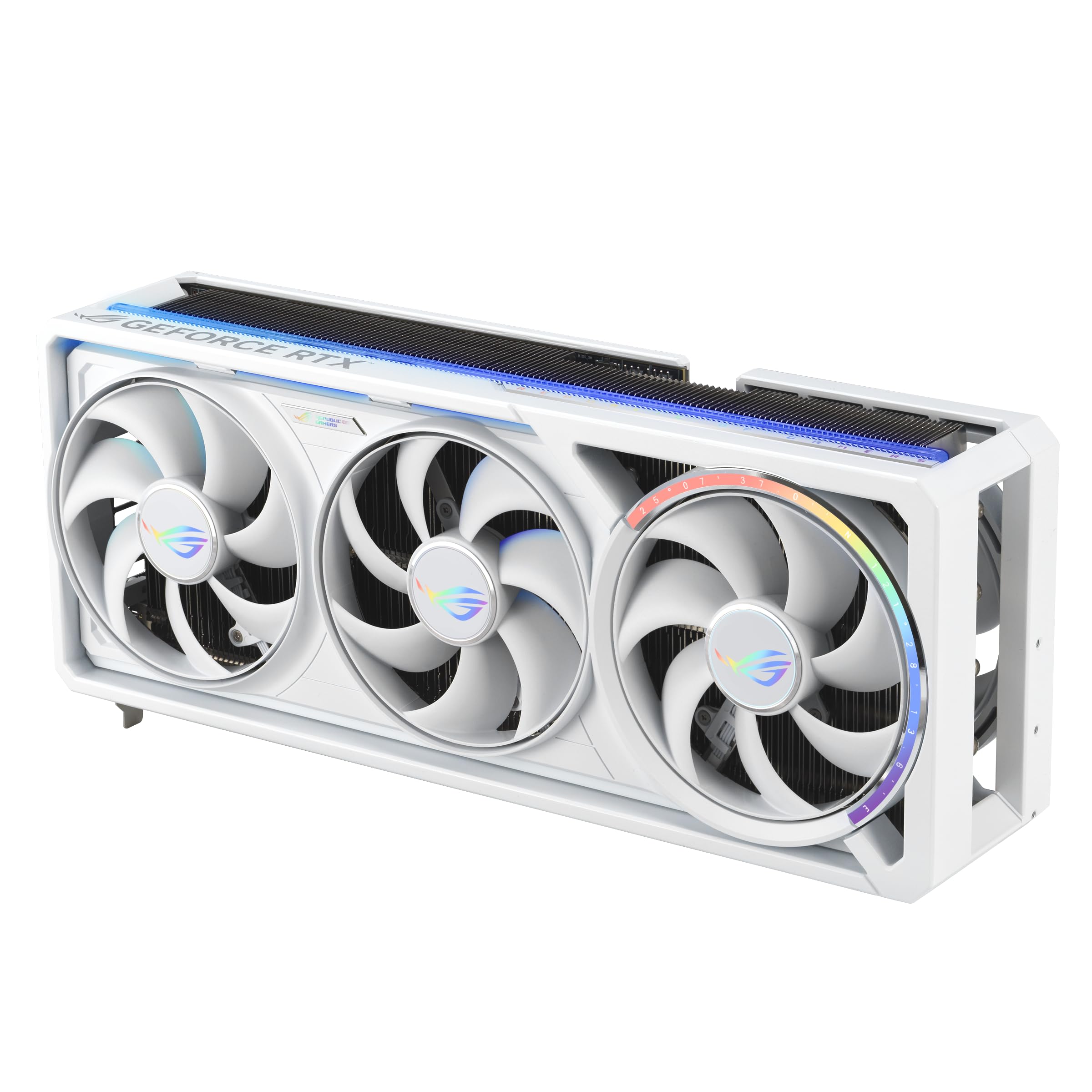 ASUS ROG Astral GeForce RTX 5090 Carte Graphique GDDR7 White OC Edition Gaming, 4 Ventilateurs, PCIe 5.0, 3 x DP 2.1b, 2 x HDMI 2.1b, Blanc