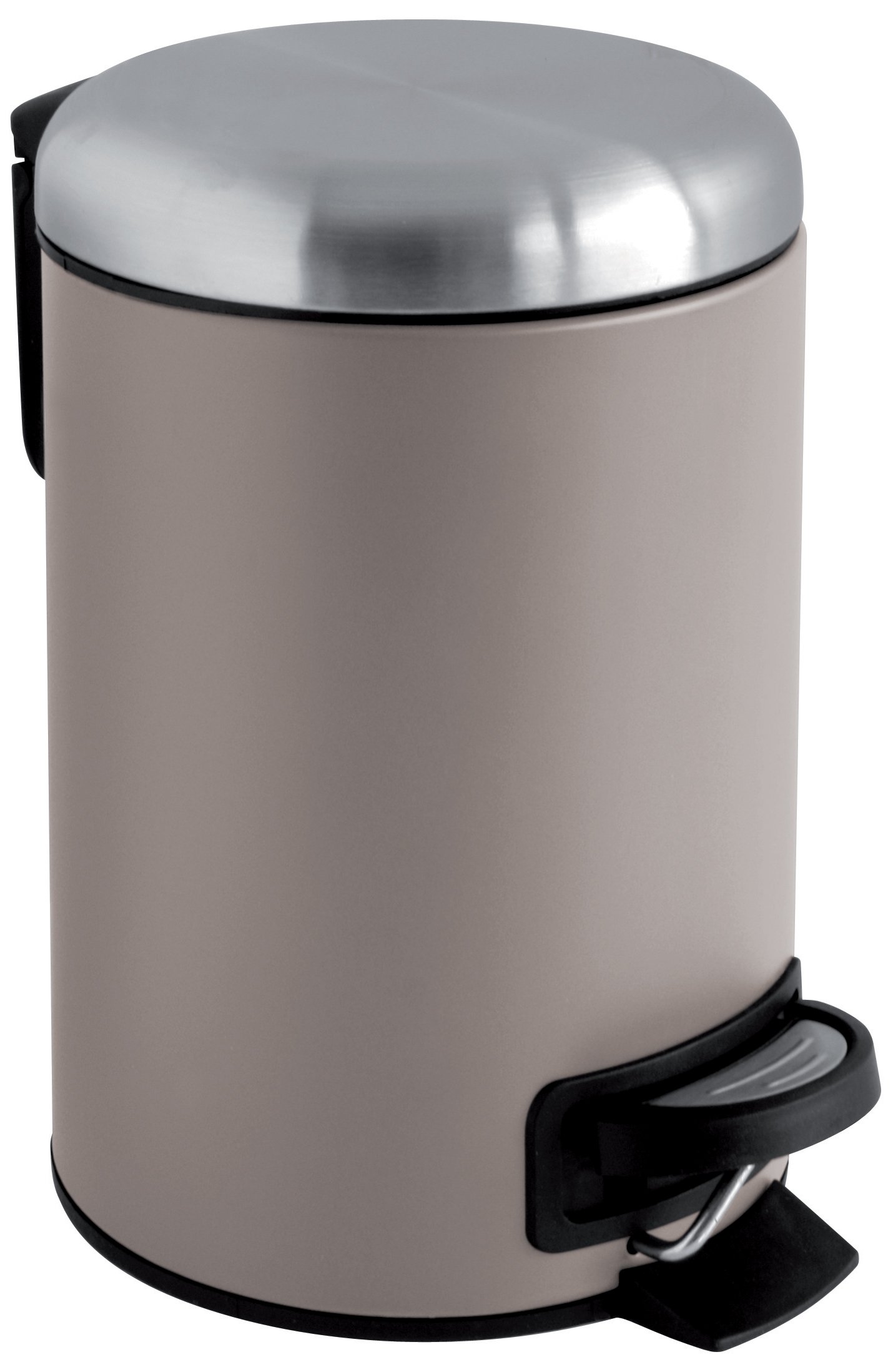 Poubelle de salle de bain 3L grise GELCO Design pour un espace épuré