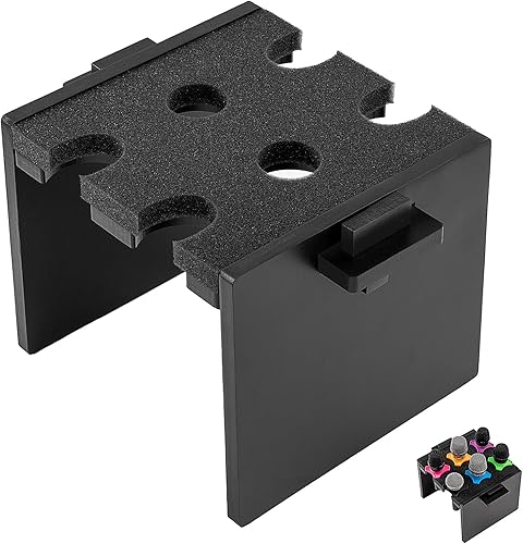 Soporte para micrófono múltiple con capacidad para hasta 6 micrófonos con cable o inalámbricos (negro)