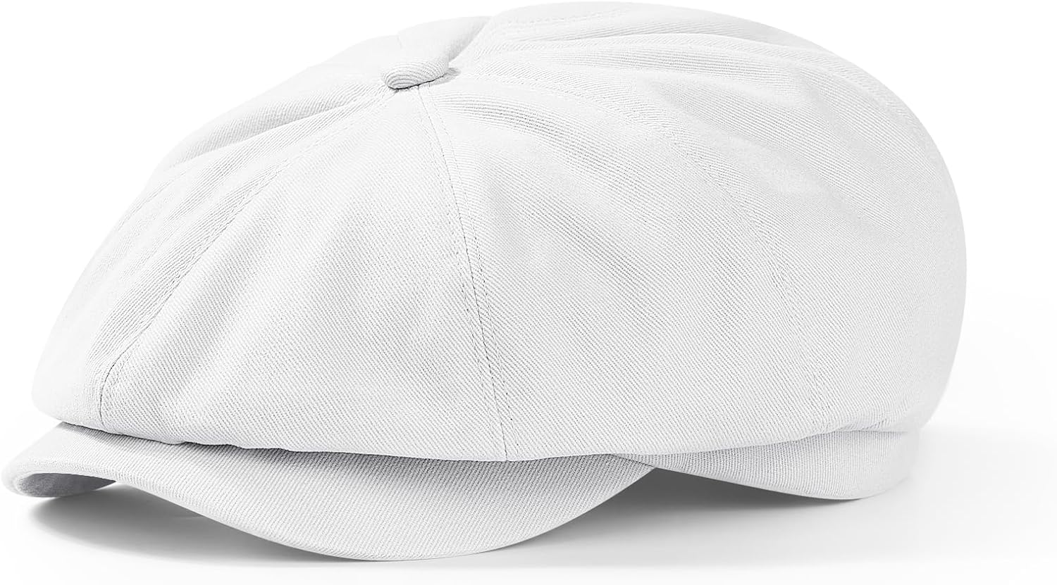 KUJUHA Newsboy Cap for Men Flat Cap 100% Cotton Irish Gatsby Ivy Golf Cabbie Hat Driving Hat