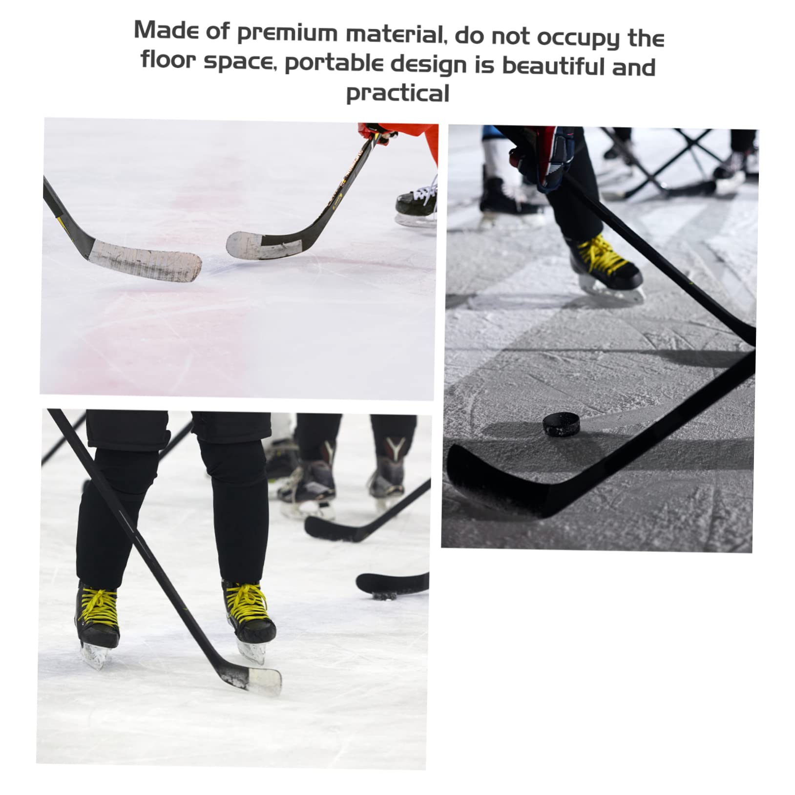 GOOHOCHY Hockey Stick Display Stand Bat Hanger Stick Holder Wall Mount Material Hockey Accessories