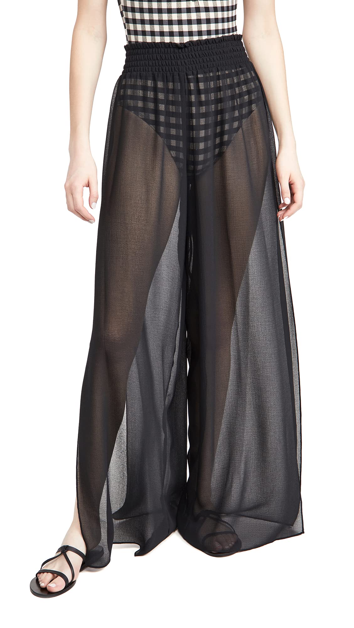 Ramy BrookWomen's Textured Athena Side Slit Pant