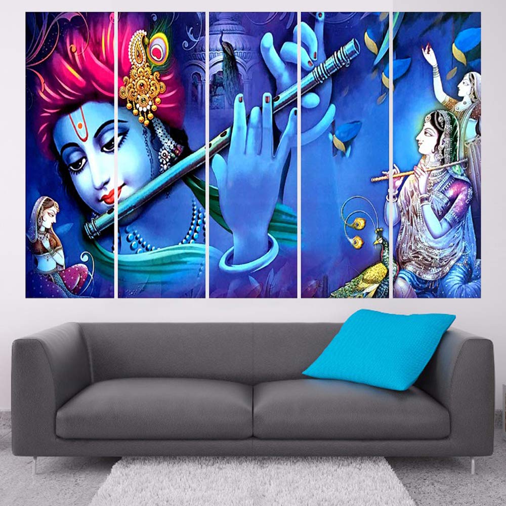 Hardik Art N Frames Wood Abstract Wall Painting, Large Amazon.in