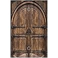 Decorative Light Switch Cover Plate Retro Brown Wood Barn Door Vintage Farmhouse 1 Gang No Device Single Blank Outlet Covers Wall Plate Cover Switchplate EFaceplate