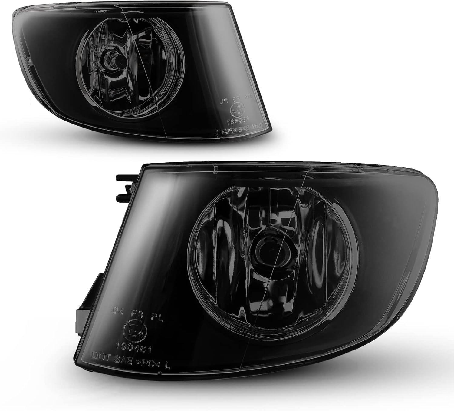 Fog Lights compatible for 2007-2011 BMW 3 Series 328i 328xi 335is 335xi E92, E93 (w/o M-Package Bumper) xDrive Coupe Lamps Assembly Smoke