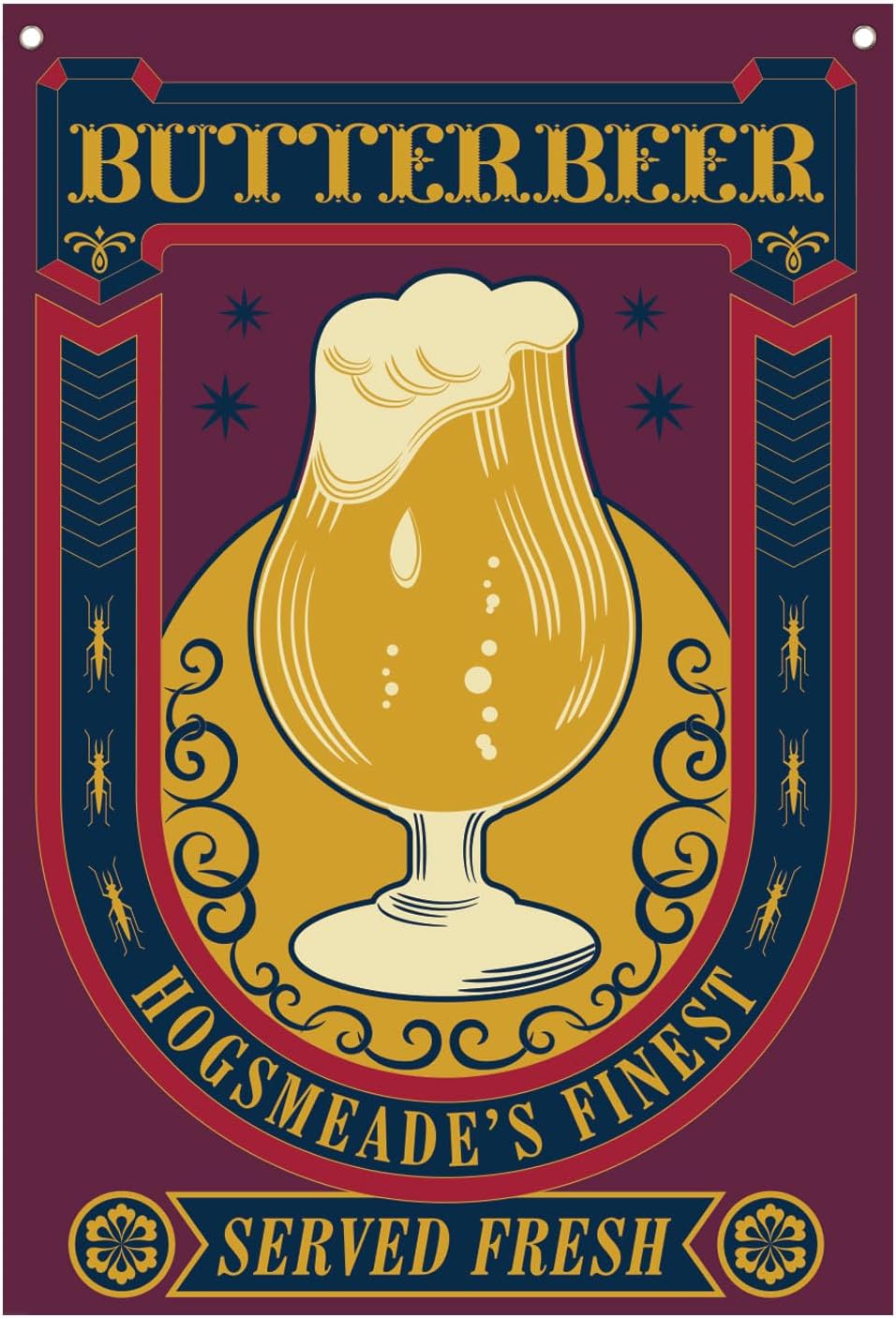 FaNaTtik Harry Potter Butterbeer Wall Banner