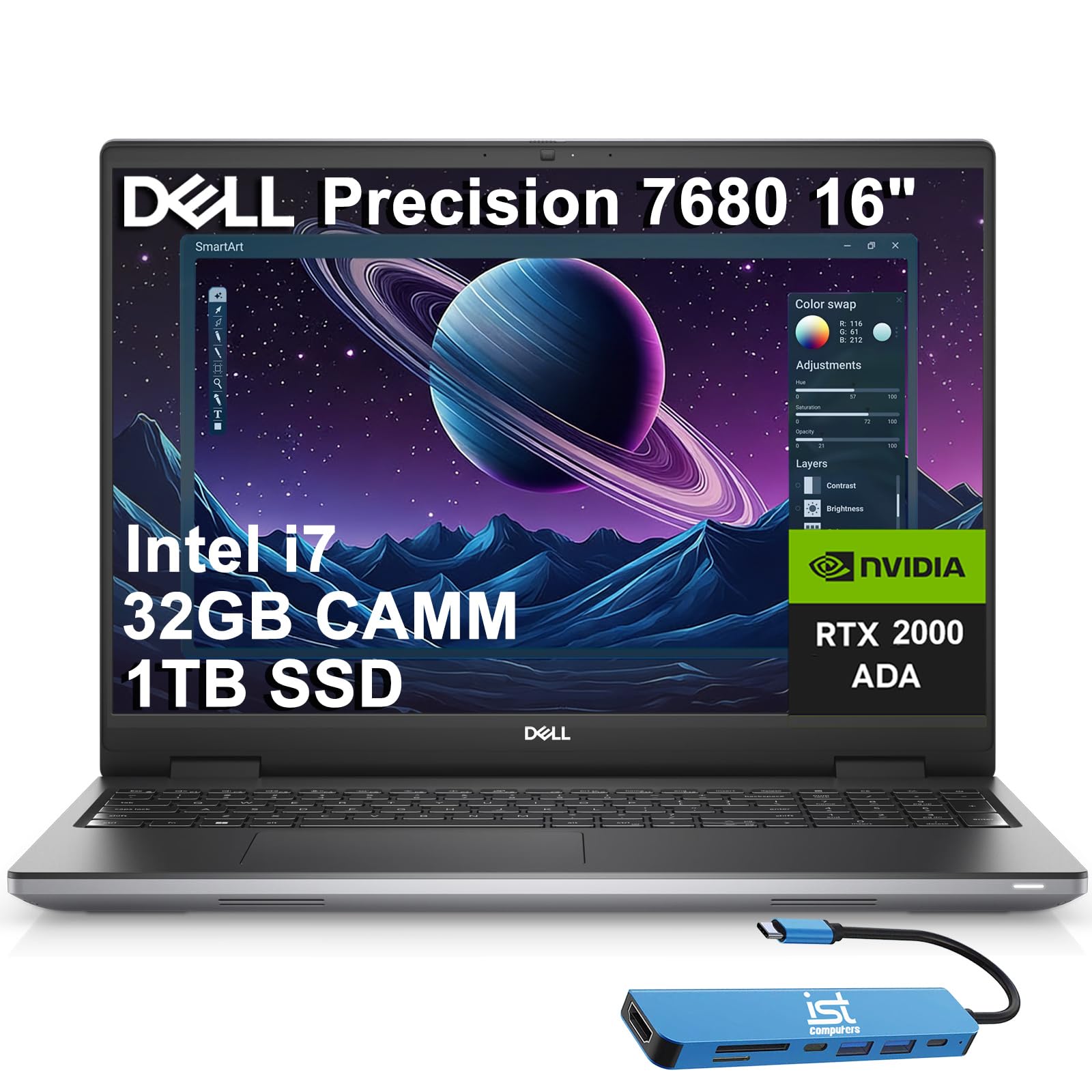 Amazon.com: Dell Precision 7000 7680 Mobile Workstation Laptop