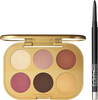 MAC An Eye for Arrangements Eye Kit, Eye Shadow x6 & Colour Excess Gel Pencil Eye Liner in Glide or Die, 2 Piece Set