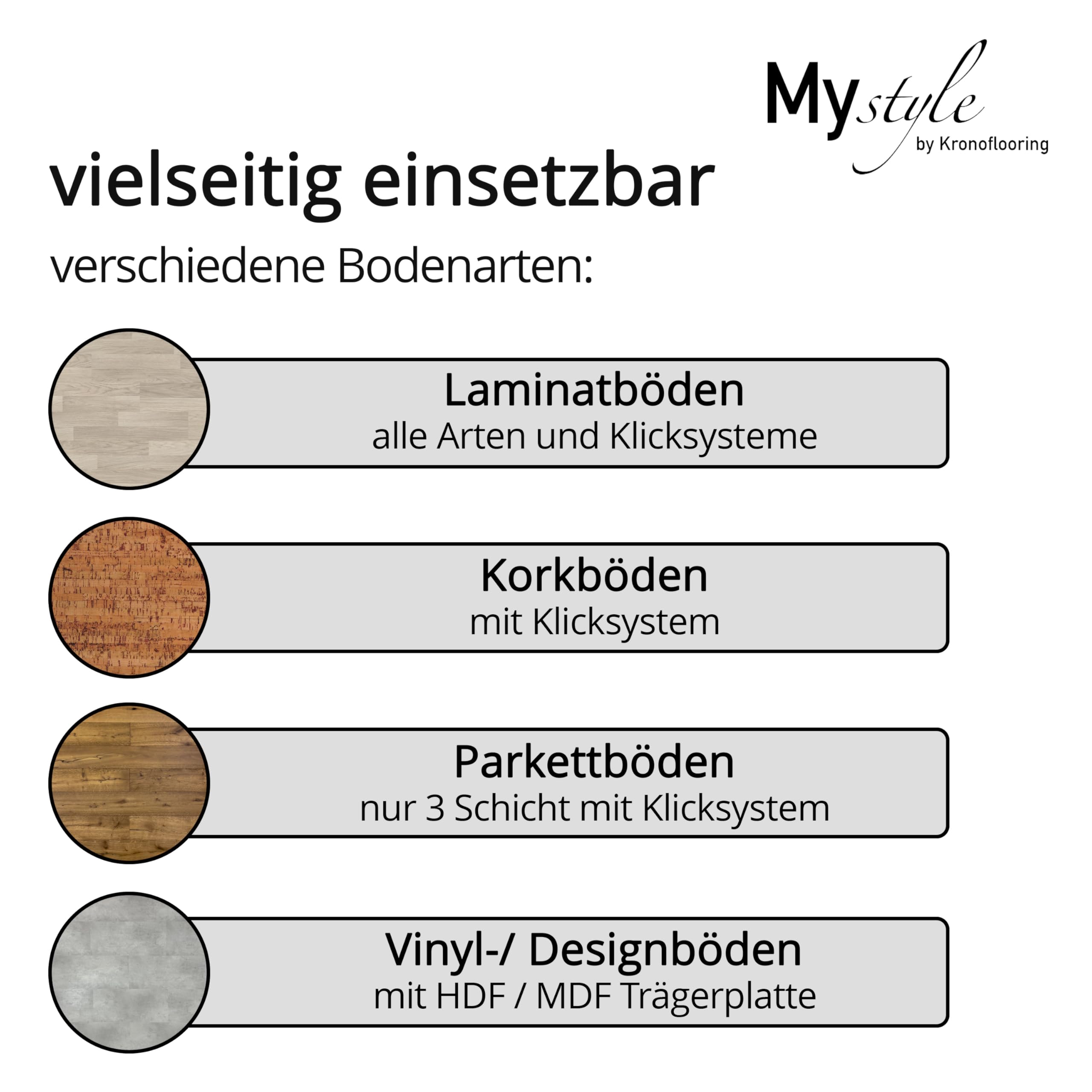 uficell® MyStyle Akustik Dämmunterlage Verlegeunterlage für Laminat- Parkett- und Designböden, Trittschalldämmung ca. 18 dB, Gehschallverbesserung ca. 25%, Stärke: 1,5 mm (30 m²)
