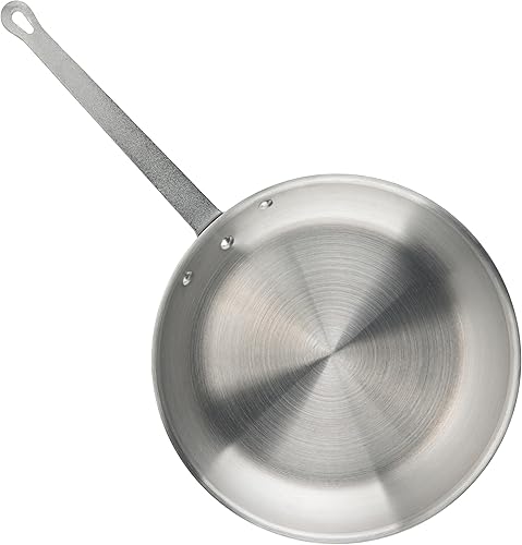 Miniatura 2 de Winco Sartén de aluminio de grado comercial, acabado natural, 14 pulgadas