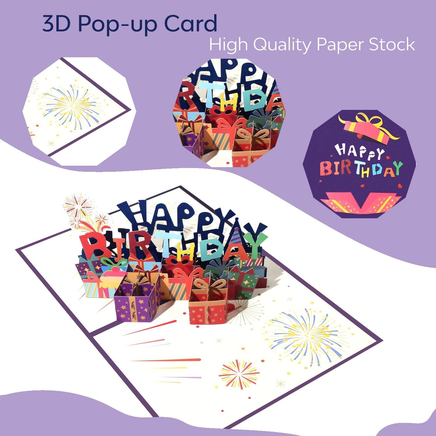 Magic Ants Happy Birthday Card, Pop Up Birthday Card, 3D Birthday Card For Kids, Women, Mum, Dad, Wife, Husband, Business - View #6