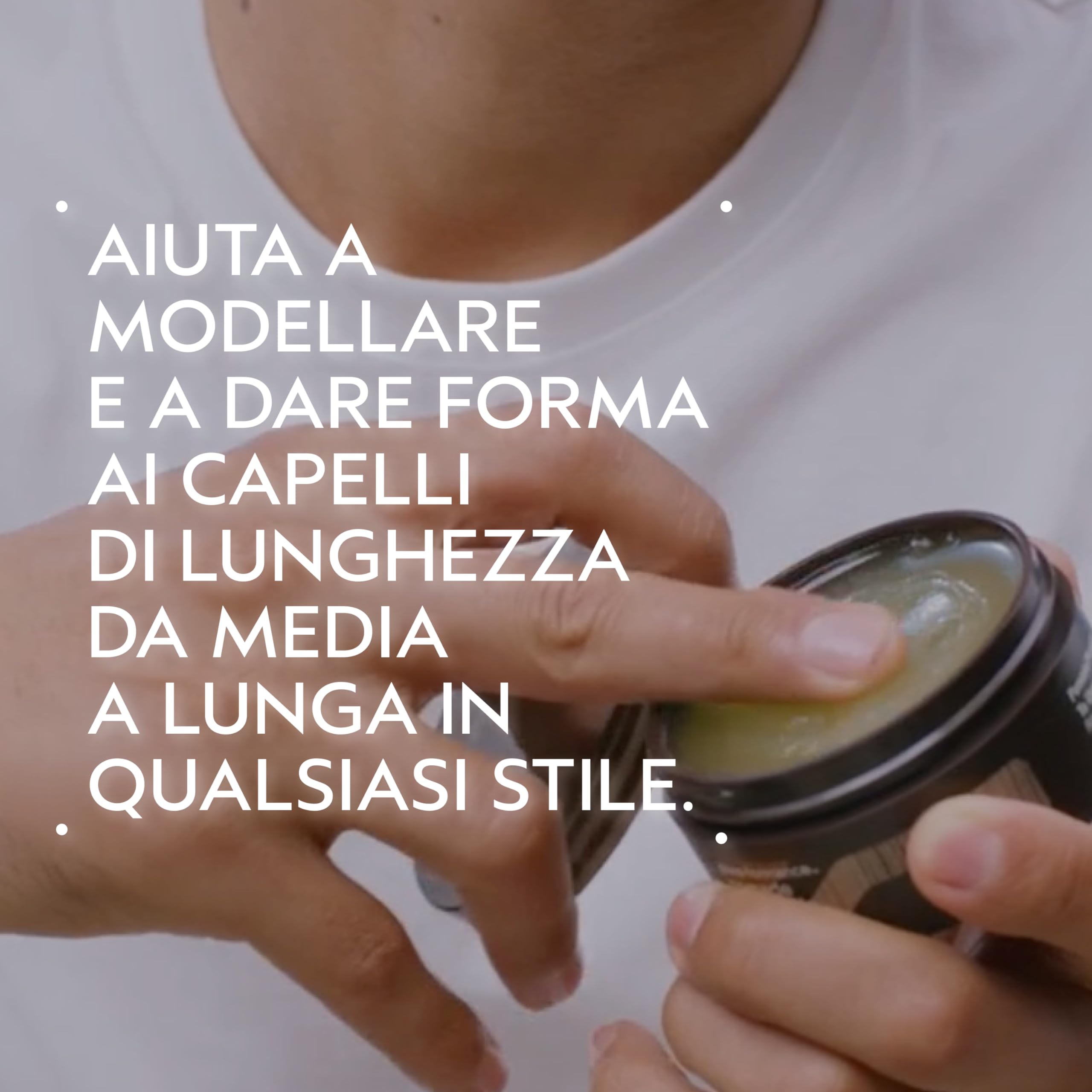 Aveda Men Pure-Formance Pomata - Pomata per capelli da uomo a tenuta forte - Formula non grassa - A base acquosa - Capelli da corti a medi (75 ml)