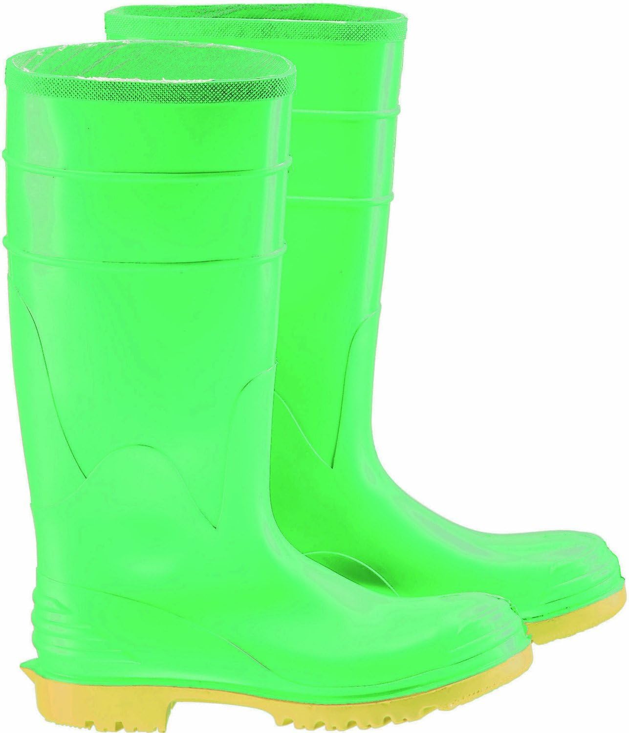 DUNLOPBata Shoe 87012-14 Onguard Industries Size 14 Hazmax Green 16'' PVC Knee Boots With Ultragrip Sipe Outsole, Steel Toe And Removable Insole