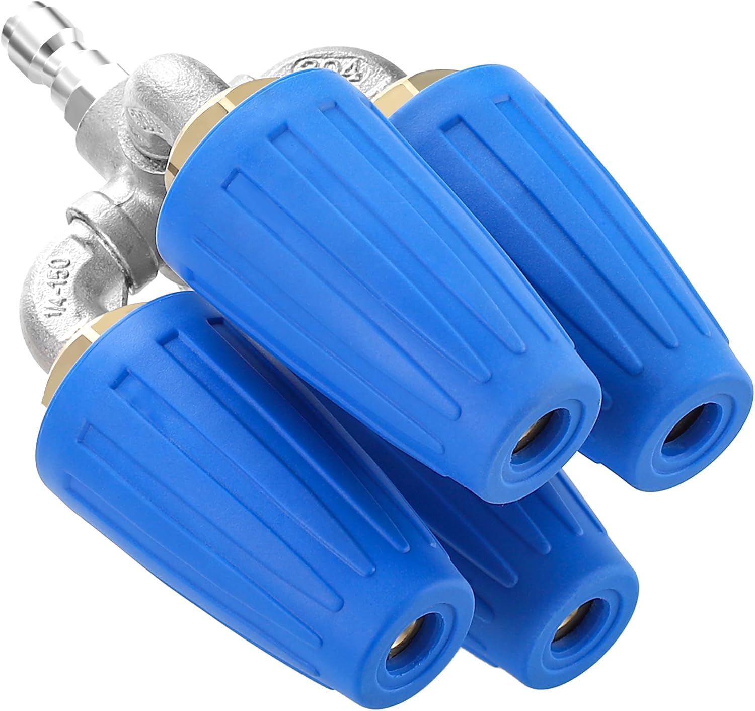 4-in-1 Turbo Nozzle Pressure Washer, 2.0 Orifice Quadruple Turbo Nozzle, 360° Rotating Turbo Nozzle with 1/4" Quick Connector, 4000 PSI