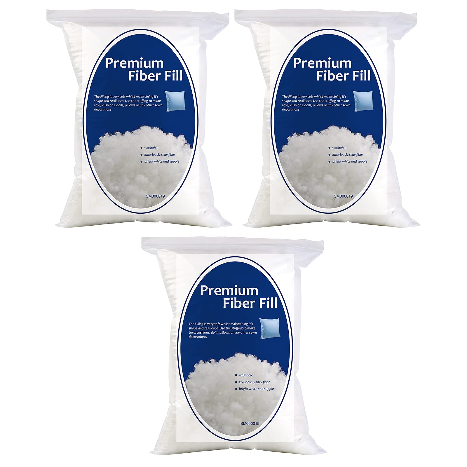 Bupete 15.8oz Stuffing for Stuffed Animals, Stuffing for Crafts Crochet Stuffing,Stuffing for Crochet, Polyester Fiber Fill Resilience for Fill Fiber Animal Stuffing