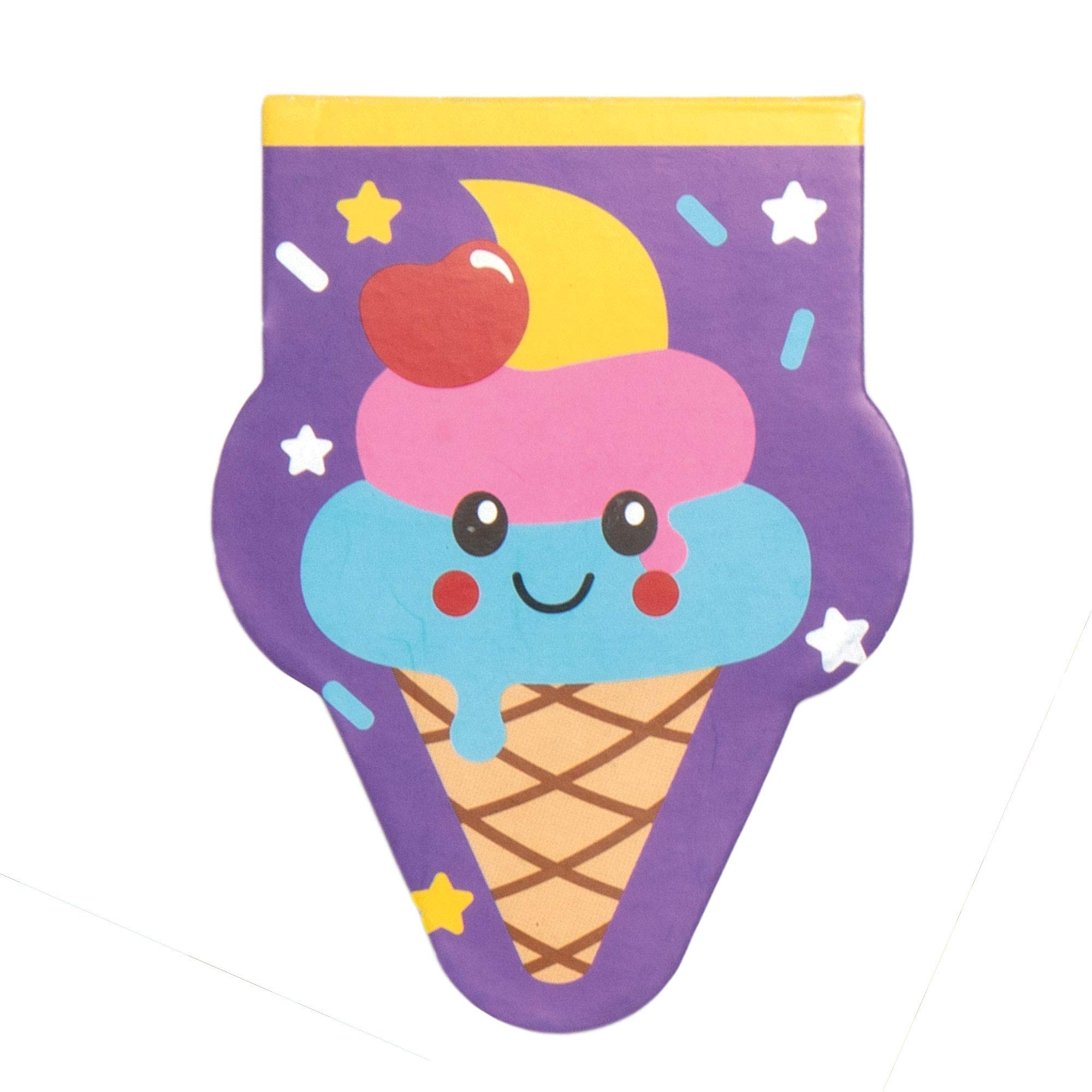 Baker Ross AT965 Ice Cream Memo Pads - Pack of 12, For Party Bags and Small Gifts for Children, Assorted - Image 4
