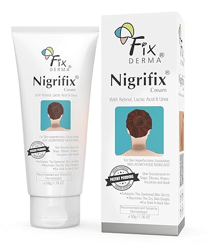 Nutranix Buz Nigrifix Crema para acantosis nigricans con ácido láctico  Crema de retinol probada por dermatólogos  Para partes oscuras del cuerpo