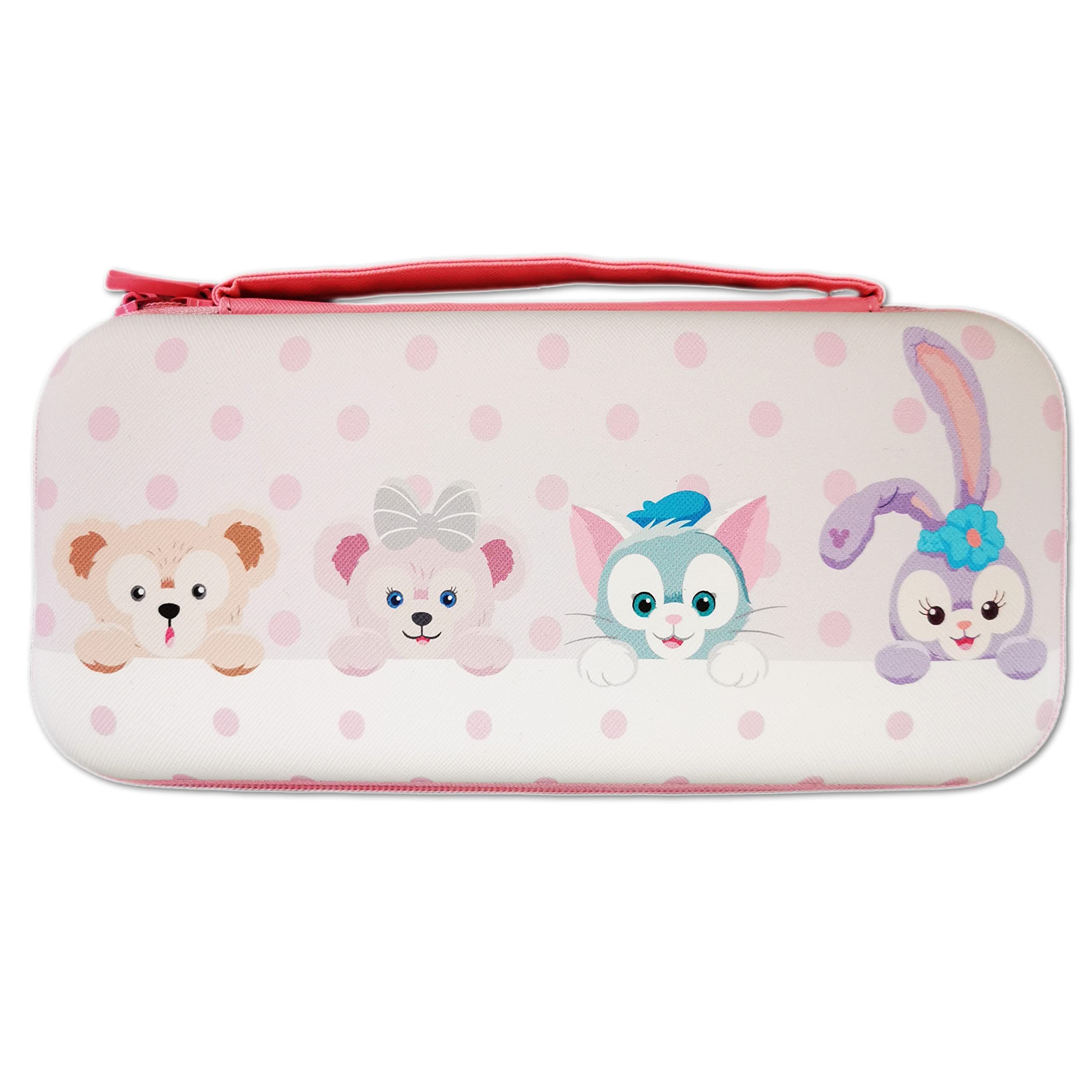 Nintendo Switch Carrying Case Duffy Friends Nylon Pouch 12 Game Card Slots