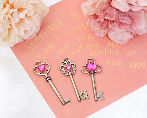 Miniatura 10 de Shapenty 4 tamaños de diamantes de imitación acrílicos de corazón de 0.236 pulgadas, 0.315 pulgadas, 0.472 pulgadas, 0.472 pulgadas, 0.472 pulgadas,