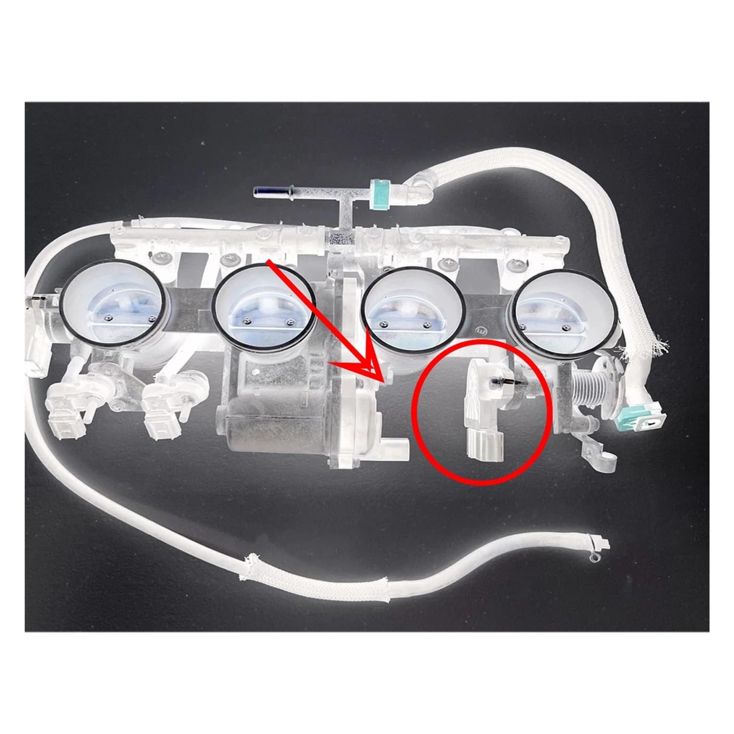 Drosselklappenstellungs-TPS-Sensor passend for ZX-10R ZX10R ZX1000 2016–2020 2019 2018 2017