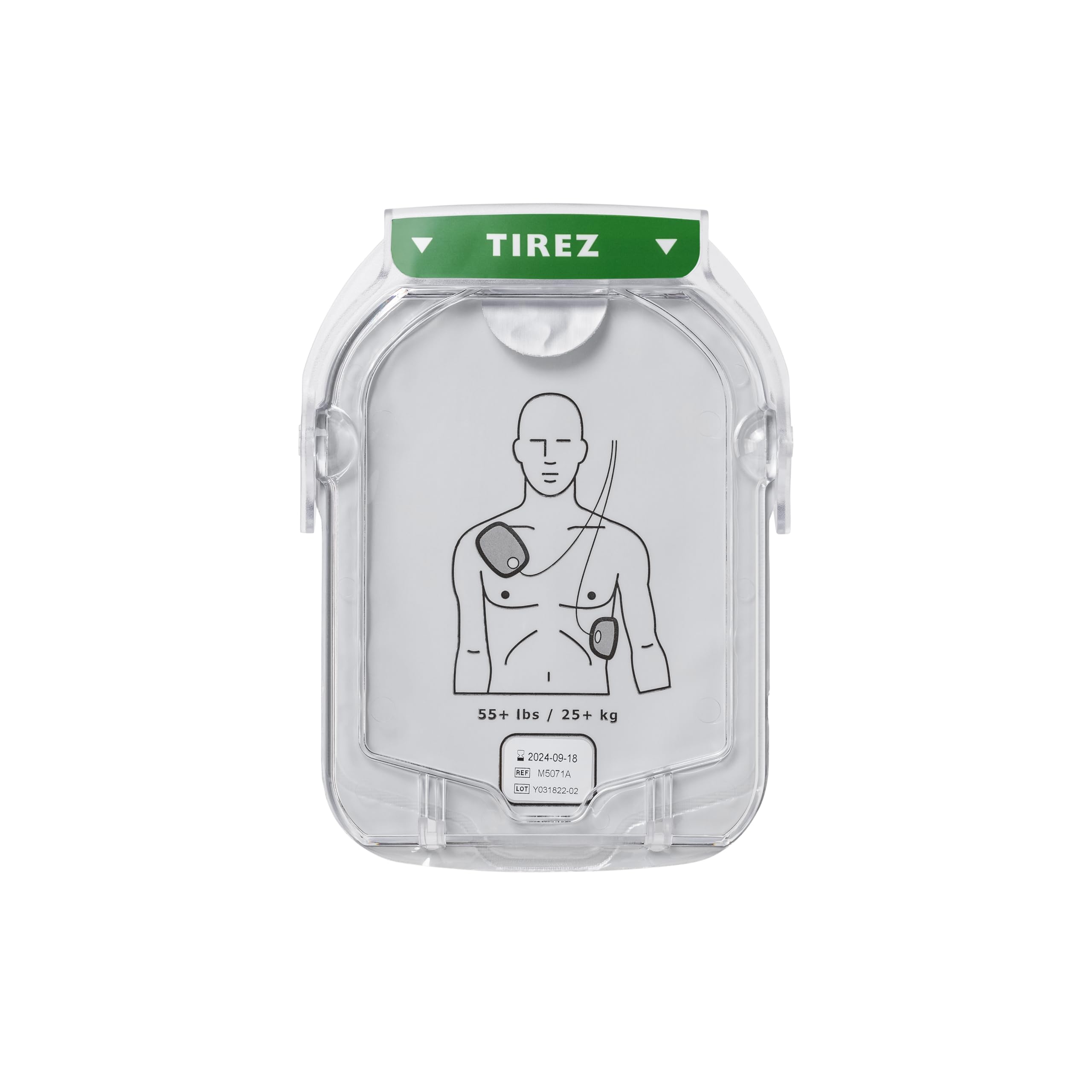 Philips HeartStart Cartouche d'électrodes adulte pour défibrillateur HS1, M5071A