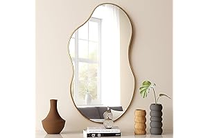Wavy Abstract Wall Mirrors for Home Decor