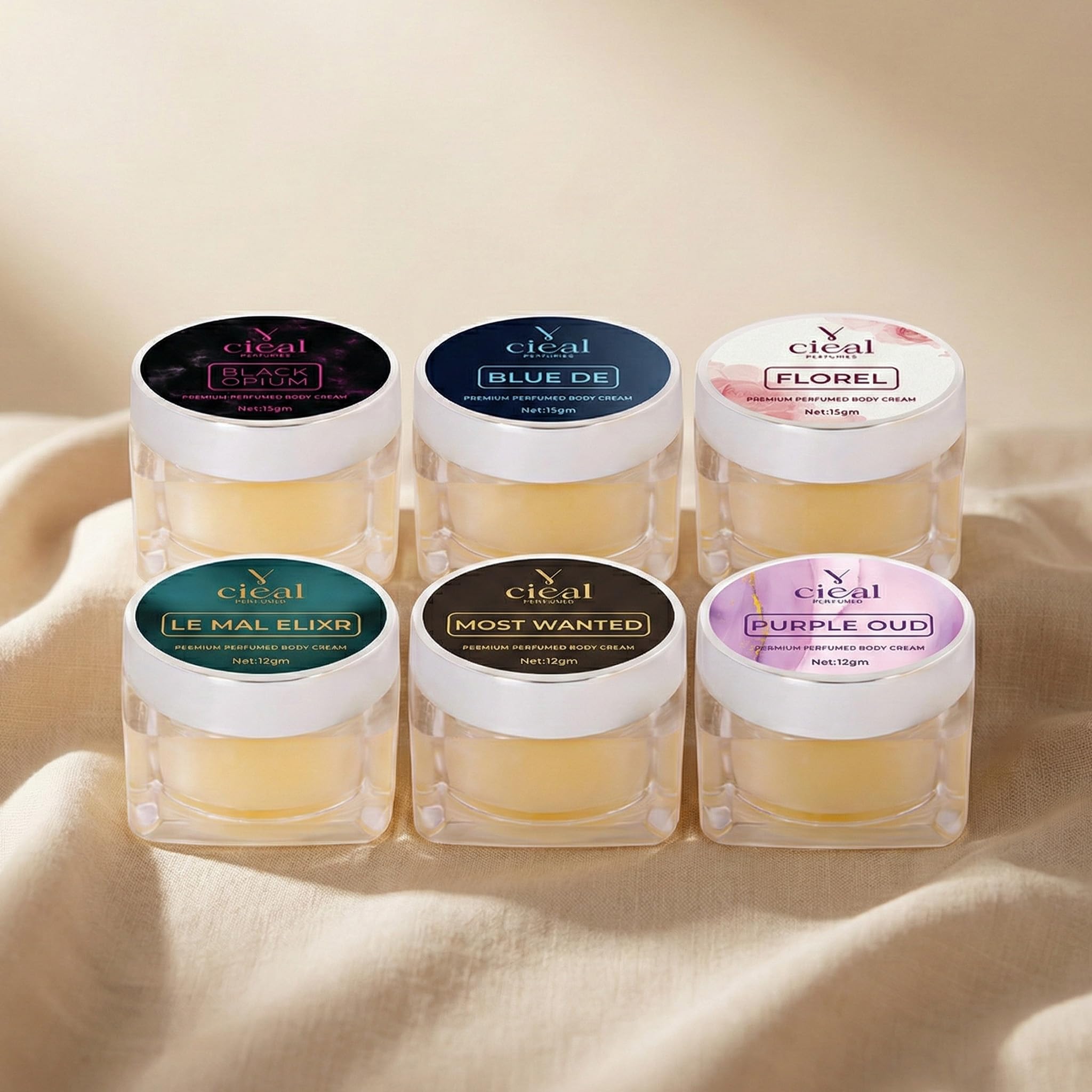 CIEAL Premium Solid Perfume Set of 6 Unisex – Long Lasting (Up to 8 Hours), Alcohol-Free Travel Friendly Fragrance Gift Set | Floral, Oud, Sweet & Woody Inspired Collection-image-44