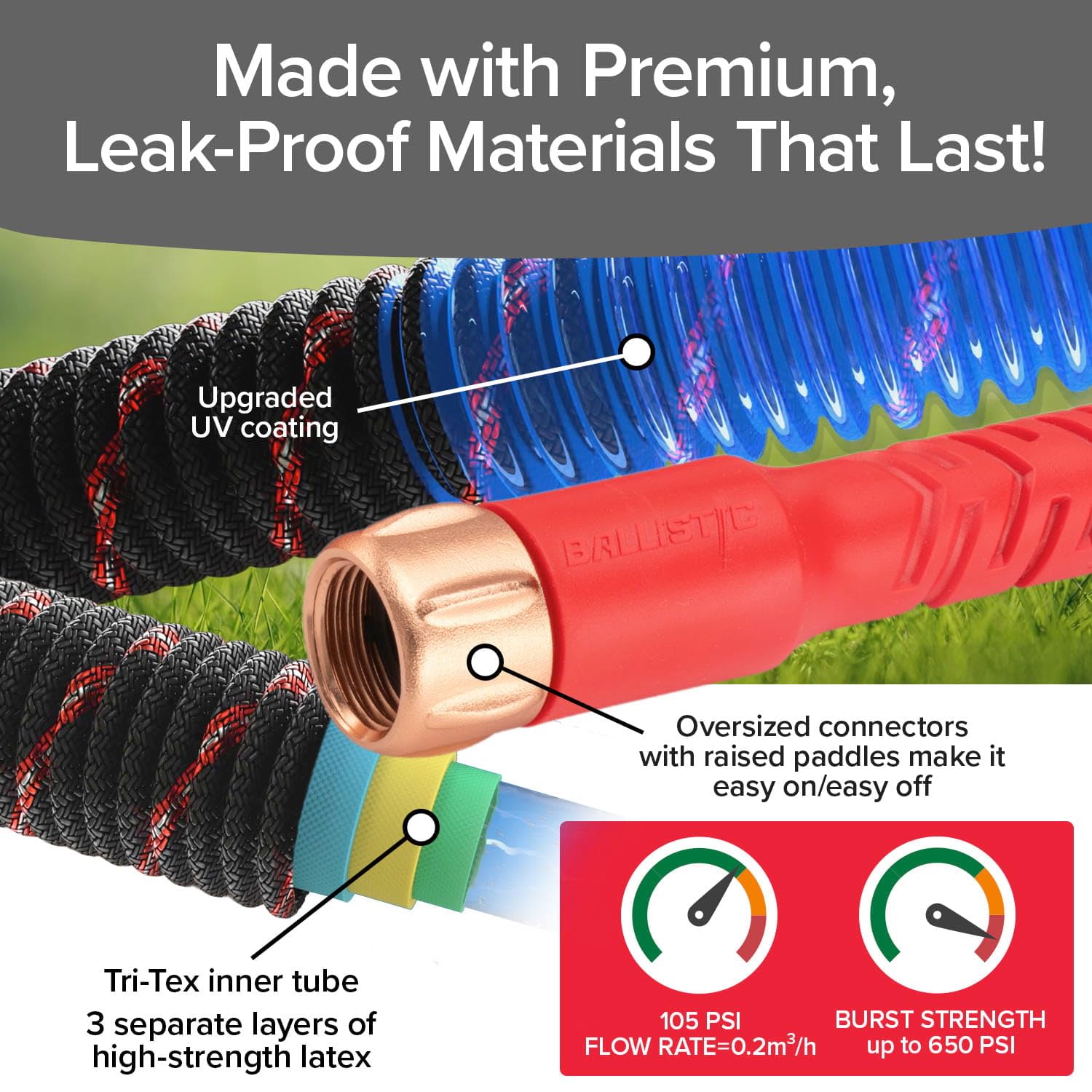 100 FT Expandable Garden Hose B19400