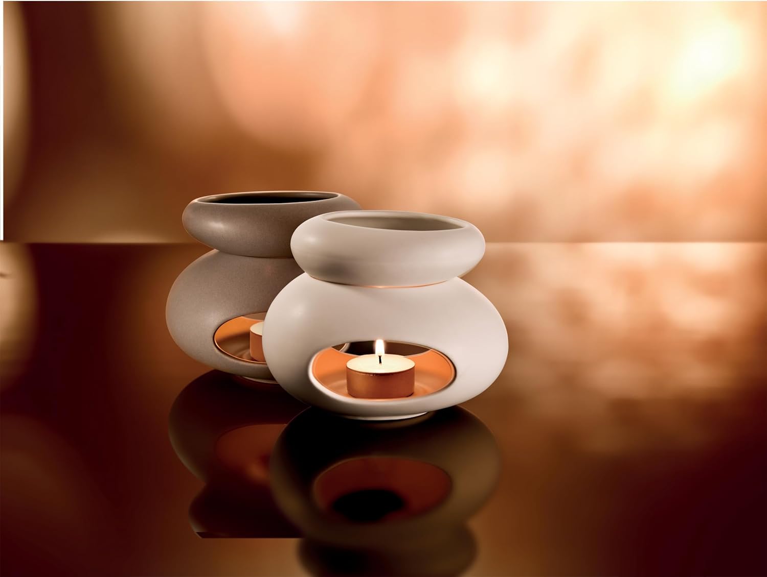 Tescoma 906832.11 Fancy Home Aroma Diffuser, Glazed Ceramic, White, 1 Piece