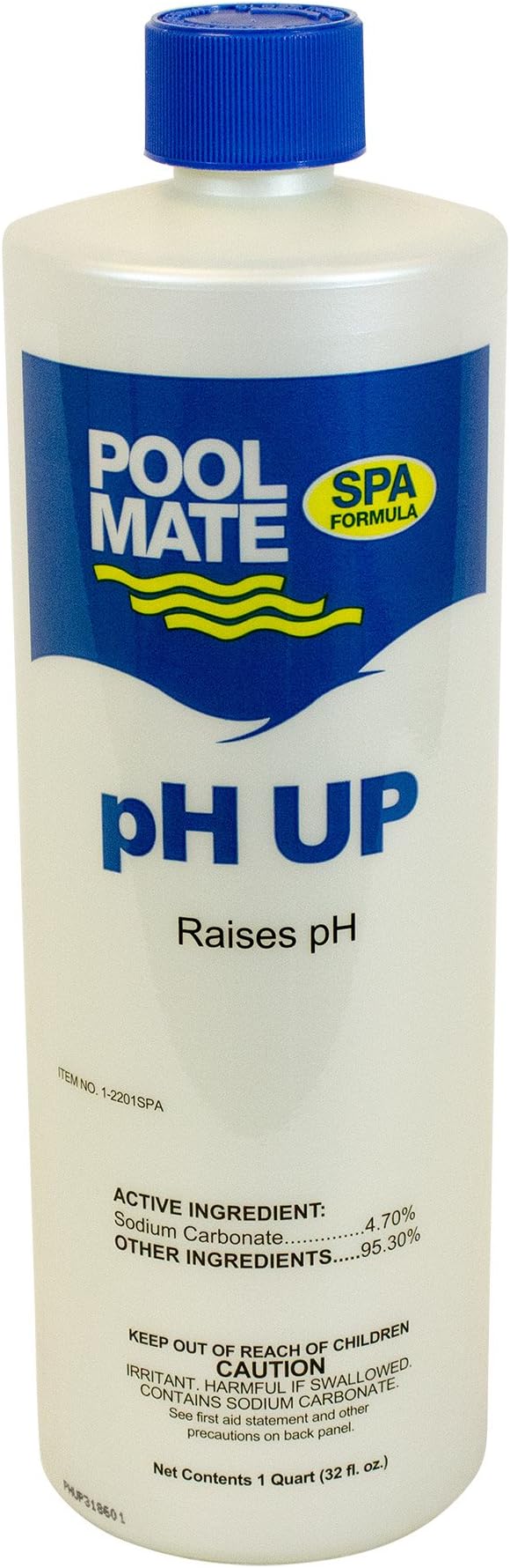 Pool Mate Spa 1-2201SPA pH Up pH Increaser for Spas and Hot Tubs, 1-Quart