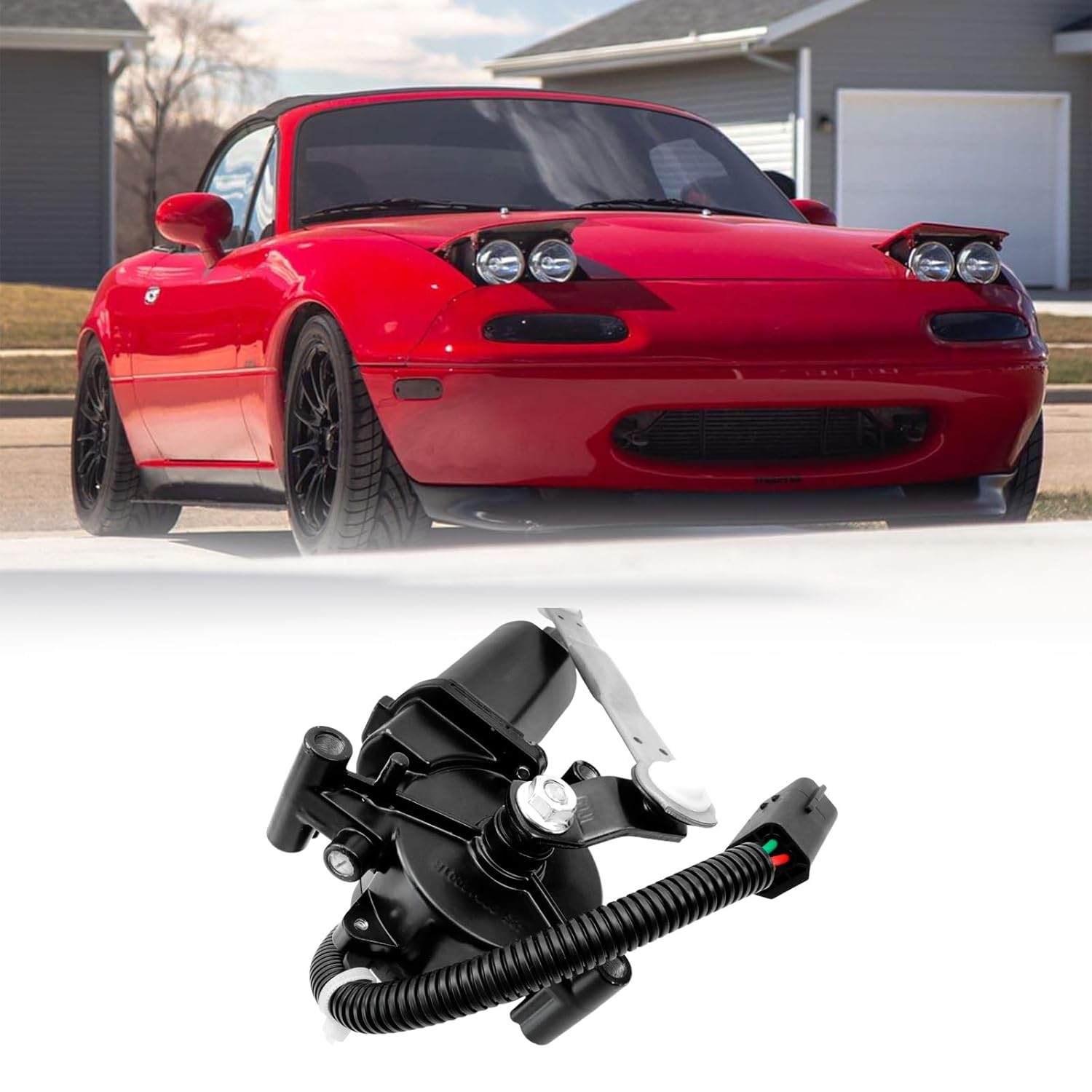 NA01-51-SAX Passenger Right NA Headlight Motor Compatible with Mazda Miata 1990 1991 1992 1993 1994 1995 1996 1997 NA0151SAX