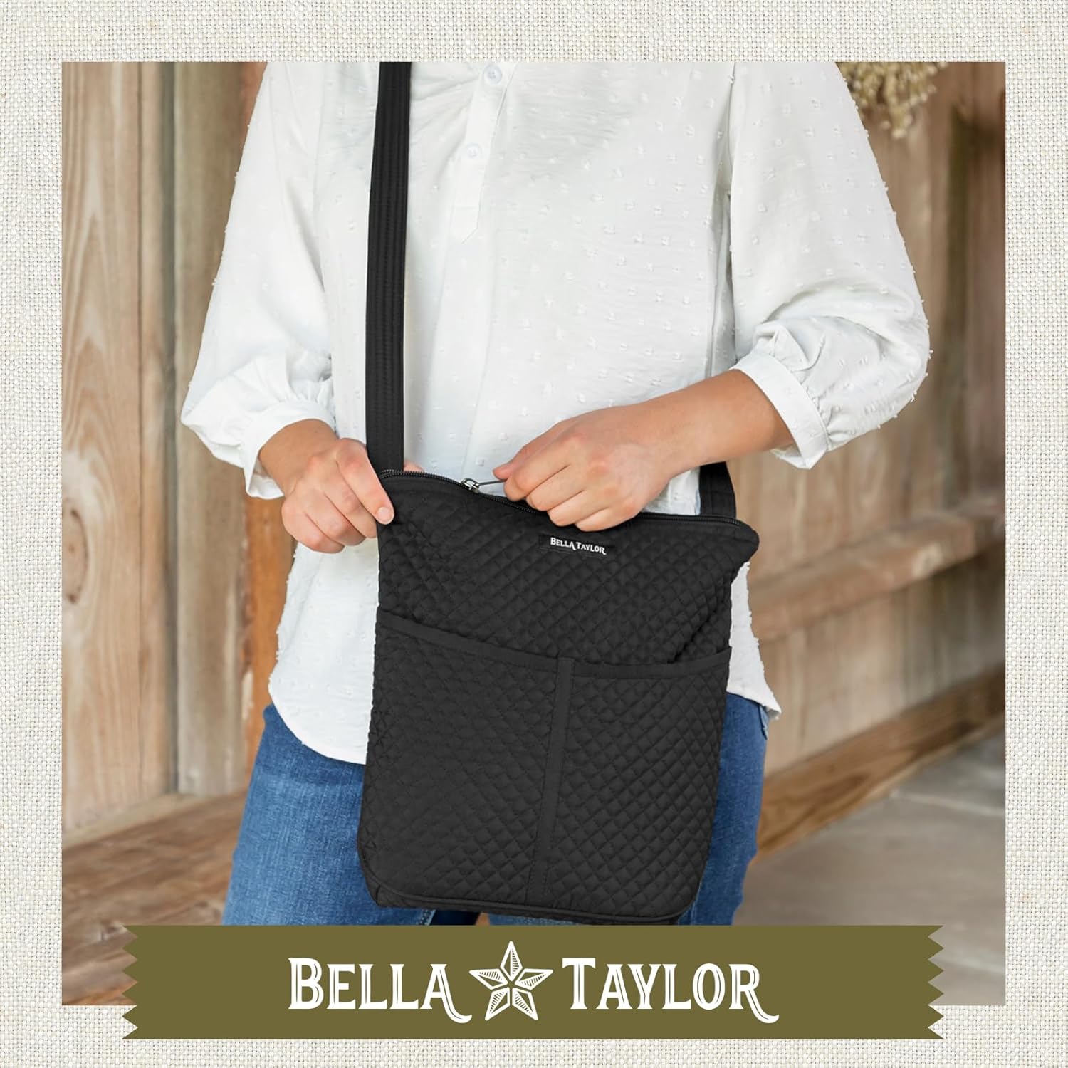 Bella Taylor Hipster Crossbody Purse for Women | Medium Size Shoulder Bag with Adjustable Strap - Image 2