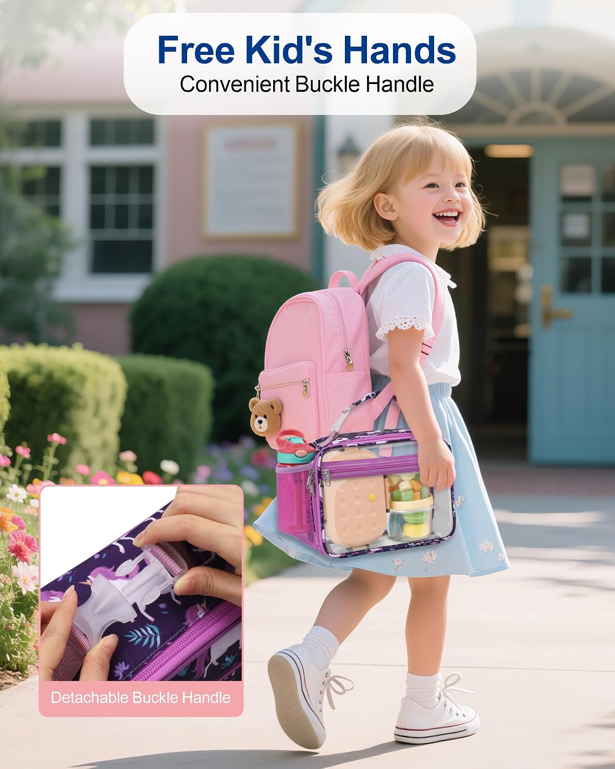 Bagseri Clear Kids Lunch Bag School