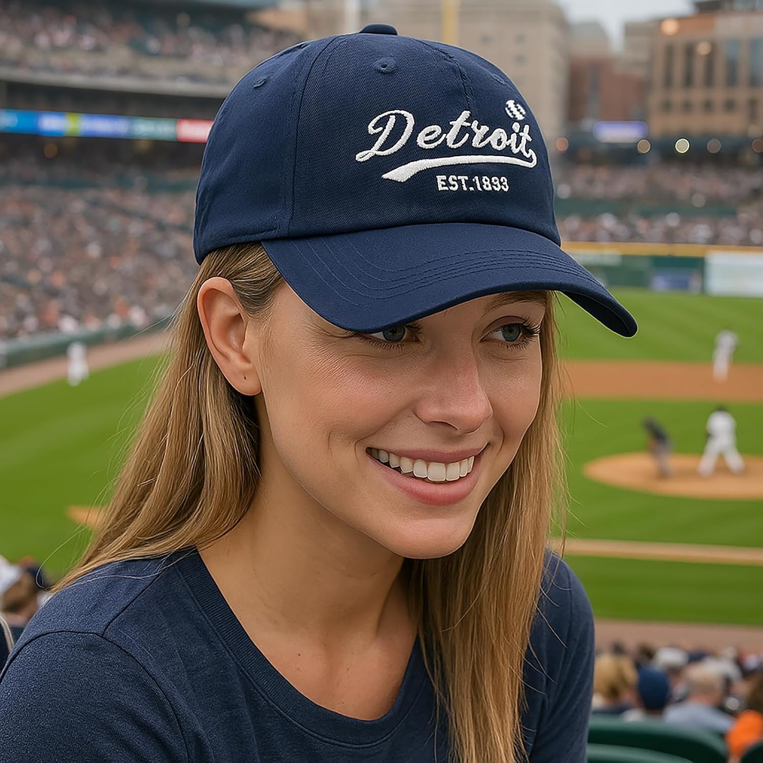 Cap Hat Classic Vintage Embroidered Hat Cap for Men Women Teenager Cap Adjustable - Image 5