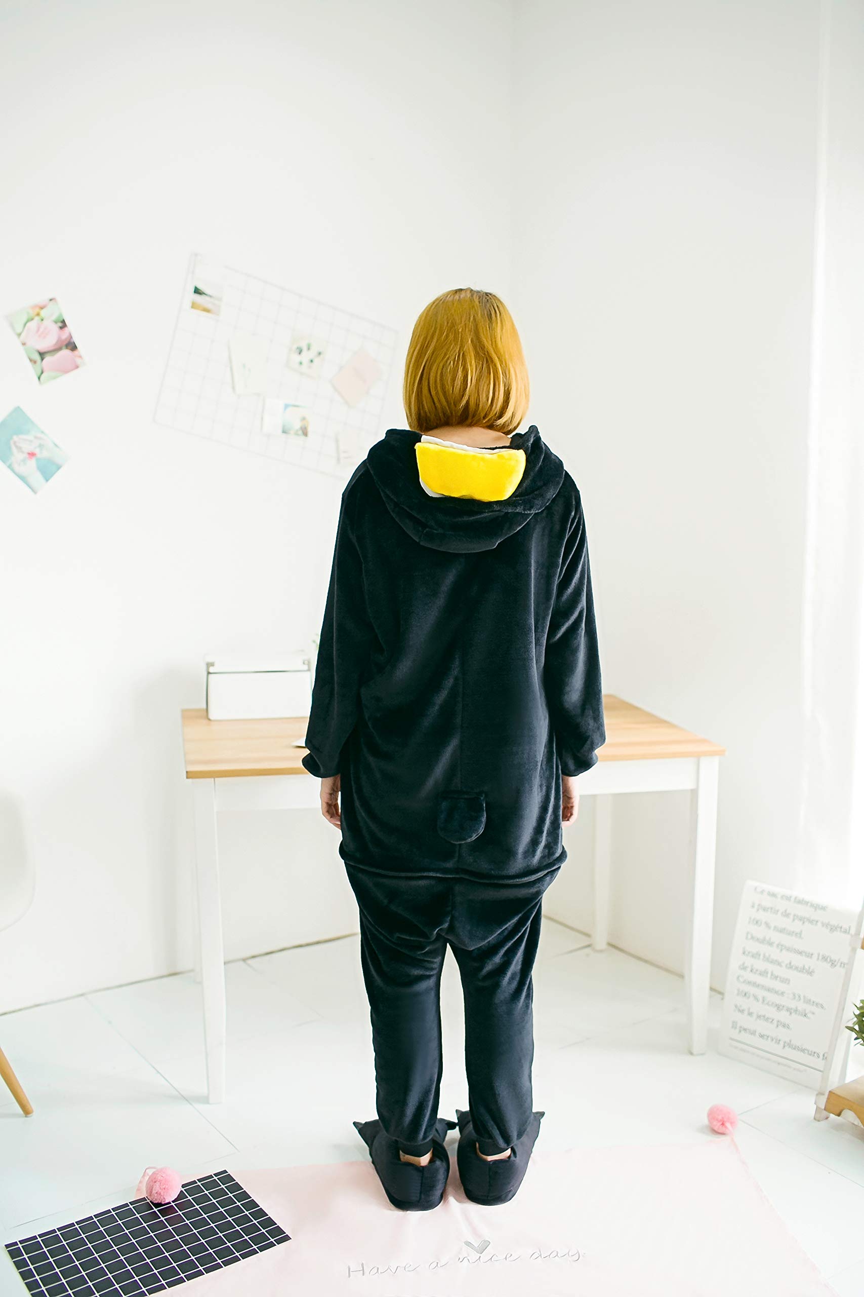 FunnyCos Adult Onesie Animal Pajamas Unisex Halloween Cosplay Costume Loungewear Penguin M, M (Fits Height 158-167cm) - Image 4