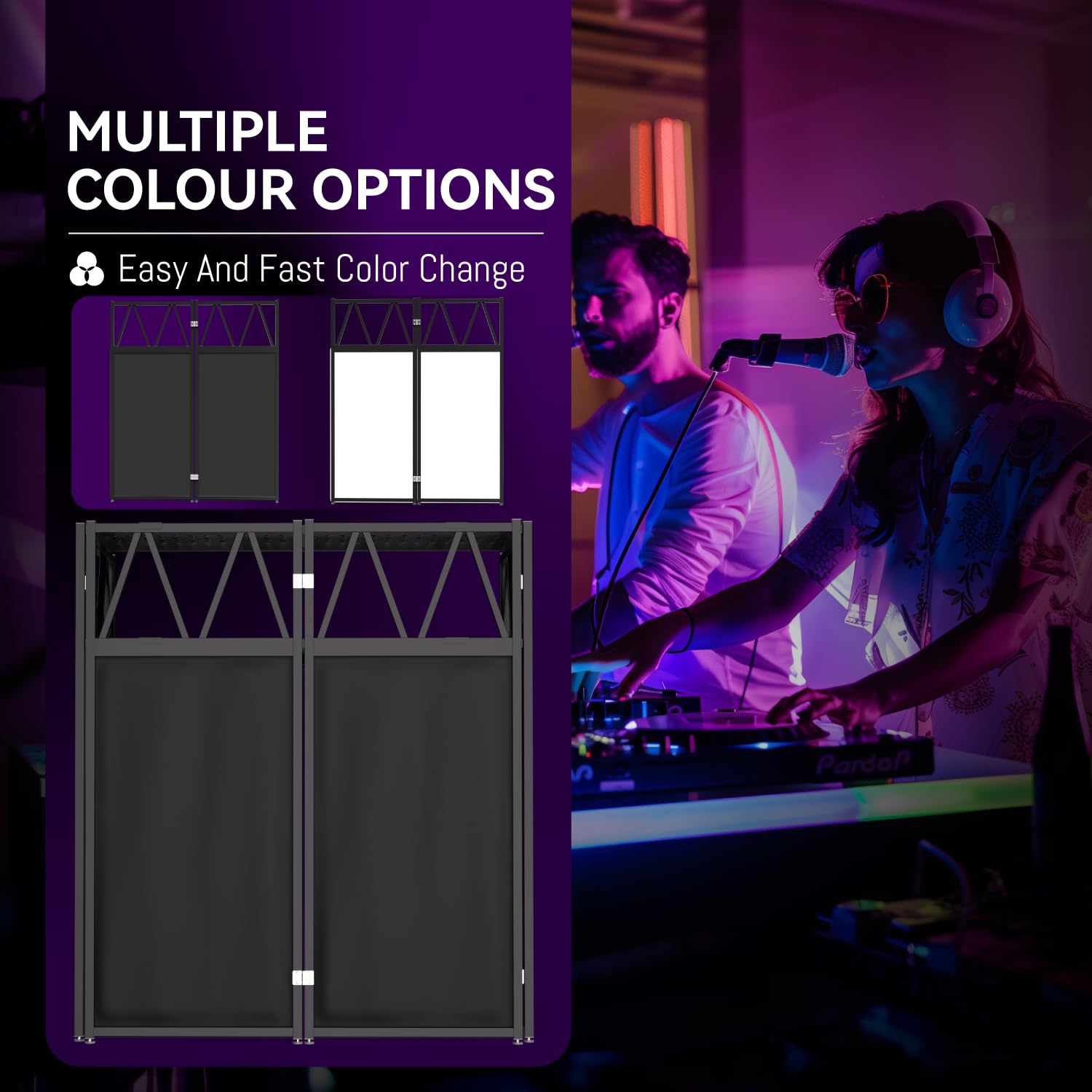 Amazon.co.jp: ポータブルDJブーステーブル、折りたたみ式DJテーブル