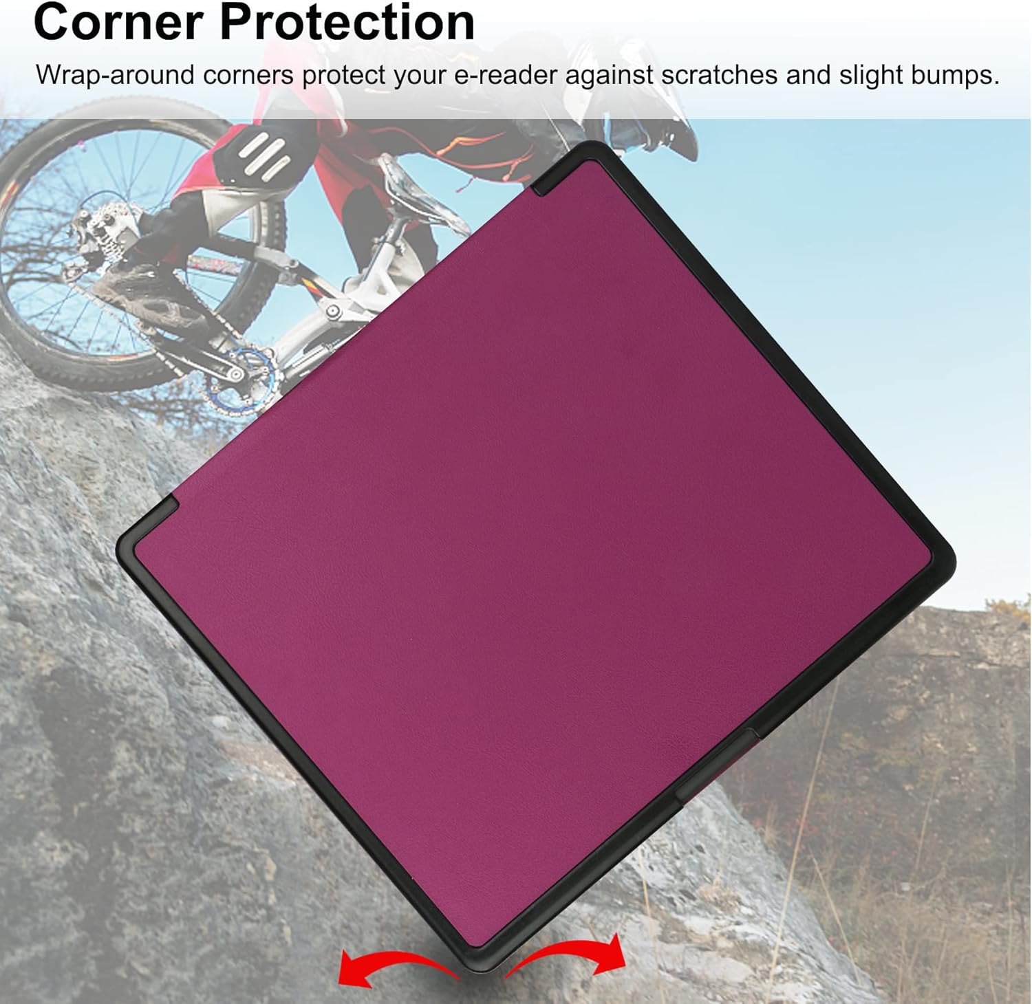 Slimshell Case for Kindle Scribe (2024/2022 Released), Premium Lightweight PU Leather Stand Cover with Auto Sleep/Wake for 10.2 inch Amazon Kindle Scribe 2024(1st Gen)/2022-Purple