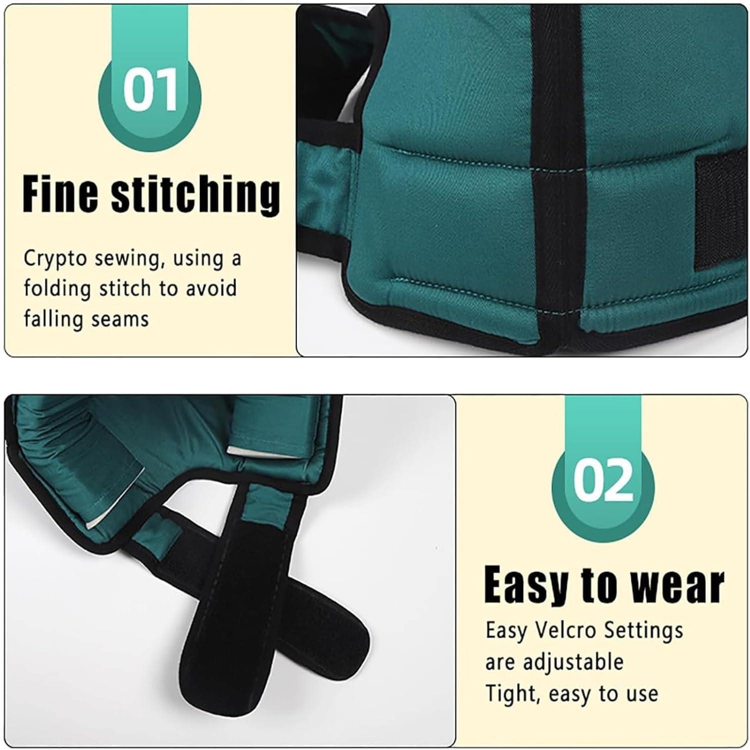 Cojín protector de talón de 2 piezas, diseño ergonómico/no encoge, lavable suave y grueso, para usuarios de sillas de ruedas a largo plazo, ancianos postrados en cama a largo plazo, sometidos a cirugí