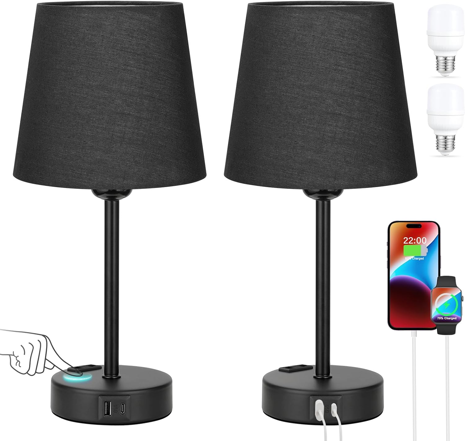 Kakanuo éjjeli lámpa 2 darabos szett